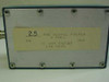 Custom 2.5 MHz Bessel Filter 5 pole
