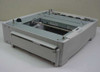 HP R73-5034 LaserJet 500-sheet paper tray — front-right view with paper drawer pulled out slightly