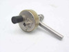 Weinschel 1870 B RF Bolometer – rear view showing black termination absorber element, mounting hardware, and stainless steel stem