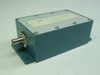 Bessel Low Pass Filter 7.0 MHz 5-Pole — front angled view showing blue aluminum enclosure with BNC output connector and paper label on top