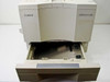 Canon LaserClass 5500 – front view with lower paper tray open showing empty LTR cassette and 'LASER CLASS 5500 Plain Paper Facsimile' branding on upper body