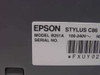Epson Stylus C86 B251A rating label showing Model B251A, 100–240V input, and serial number barcode
