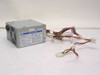 Enlight Corporation HPC-250-101 250W ATX power supply front and side view with attached power harness and Molex connectors spread out