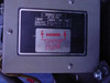 HP 9100-4117 secondary output rating plate showing 5.0 KVA total, 120V at 41.67A and 240V at 20.83A jumper configurations with hazardous voltage warning