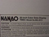 Nanao MA-2073 20" Color Data Display T660i Monitor