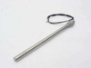 Watlow 304172-002 immersion heater – full side view showing stainless steel rod and lead wires