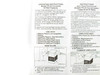 Franzus FR-22 operating instructions close-up showing English and French how-to-use text and appliance plug diagram