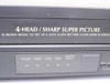 Sharp VC-A410 4-Head VCR, no remote
