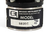 Brooks Instrument Div Emerson Electric Model 5835C label close-up on valve body