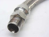 Stainless Steel 3/4" Diameter 10 1/2" length High Pressure Braided Hose