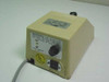 Nikon XN Transformer rear-right view showing UL label, circuit breaker, warning label, AC outlet, and fuse holder rated 1A/250V