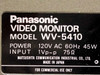Panasonic WV-5410 13" Video Monitor