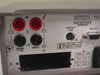 Keithley 2000 Multimeter – rear panel close-up showing HI and LO binding posts (350V and 1000V peak ratings), INPUT and SENSE (4-wire) terminals, Trigger Link connector, RS-232 port, and fuse ratings