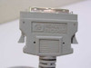 HP C5100-61605 SCSI cable connector hood showing embossed Hewlett Packard logo and latch clips