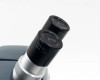 American Optical AO 569 eyepiece closeup — 10X WF widefield oculars, CAT 134, with locking rings