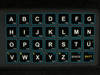 Control Module CMI 2015-T0017 alphanumeric keypad close-up showing A–Z letter keys with F00–F27 function key designations