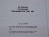 HP 85046-90001 HP 85046A /85046B S-Parameter Test Set Operating a