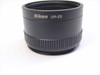 Nikon UR-E8 Lens Adapter – front view showing Nikon UR-E8 logo and knurled grip ring