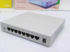 Sohoware NSH810 8-Port 10/100 Autosensing Switch — rear view showing 8 RJ-45 ports and DC 12V 0.8A power connector