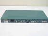 Cisco WS-C1912-EN Catalyst 1900 switch – rear panel showing IEC AC power inlet, DC input connector, console RJ-45 port, AUI DB-15 port, and label