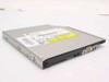 H-L Data Storage GCC-4243N slimline CD-RW DVD combo laptop drive – top angled view showing tray, bezel, and label