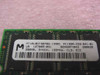 Micron MT18LSDT3272G-133B1 label close-up showing PC133R-333-541-B1, 256MB, 133MHz, CL3, ECC specs