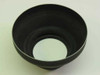 P. Angenieux 10x12 10x15 rubber lens hood — front opening view showing interior of flared rubber shade