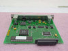 HP JetDirect J2341-60129 PCBA — PCB top view showing main controller ICs, memory chips, and edge connector