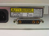 3Com 3C16464A SuperStack II Baseline Switch — rear panel power label showing 90–240V 50/60Hz 1.0A supply data and RPS connector detail