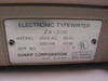 Sharp ZX-330 Electronic Typewriter