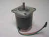 Minebea T6530 NEMA 23 Bipolar Stepper Motor – front/side view showing shaft, square flange, and 5-lead ribbon connector