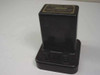 Eppley Laboratory Cat No. 103 Weston Standard Cell — front-right view showing black Bakelite housing on base with two binding posts and brass label plate