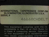 International Tapetronics Cart Player ITC Audio Broadcasting DJ Cartridge Machine