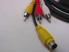 Polycom 08674-001 6 Ft Composite Triple RCA & S-VIDEO Cable for VS