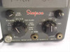 Simpson 311 VTVM control panel showing Zero Adjust and Ohms Adjust knobs, range selector with voltage and resistance positions, Simpson Electric Chicago Illinois label