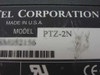 PictureTel PTZ-2N label plate showing model number PTZ-2N, Made in U.S.A., UL and CE marks