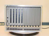 David Systems ExpressNet 6103-01 12-Slot Concentrator – straight-on front view showing Supervisor module in leftmost slot and five 6312-00 10Base-T modules installed
