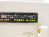 Kodak Ektagraphic Model B-2AR nameplate label close-up on projector body