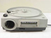 Kodak Ektagraphic B-2AR slide projector front and left side view showing lens port empty and rotary tray