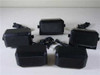Five Motorola SSN4005A external car radio speakers with attached cables, shown from above in a group