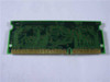 Samsung KMM966G256BQN-G0DE 256MB SO-DIMM — rear PCB side showing solder traces and 144-pin gold edge connector