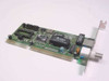 Realtek RTL8019AS ISA Ethernet NIC – PCB top view showing Delta-branded RTL8019AS main controller chip and ISA edge connector
