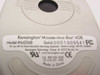 Kensington 64206B Mouse-in-a-Box ADB bottom label showing model number, serial number, FCC/UL/CE marks, and Made in China