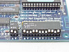 Madge Straight Blue 16/4 ISA Card — close-up of DIP switch bank SW1/SW2 and AMP 2-382394-2 chip with 4/16 Mbps speed configuration labels