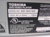 Toshiba SD-K610U DVD Video player