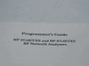 HP 08714-90015 8712ET/ES and 8714ET/ES RF Network Analyzer Progra