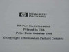 HP 08714-90015 8712ET/ES and 8714ET/ES RF Network Analyzer Progra