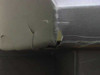 Philips 55PW9317 close-up of upper corner — significant cracking and chipping of plastic enclosure at corner