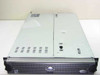 Dell PowerEdge 2550 2U rackmount server — front panel view showing Dell logo badge and drive bays