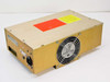 Digital H7862B 320W DEC power supply – front-left angle showing large cooling fan, card-edge output slot, and 3-pin power connector